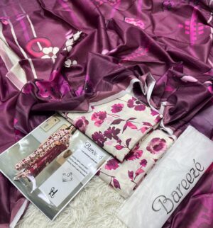 Bareeze Design 3 pc Lawn Suit