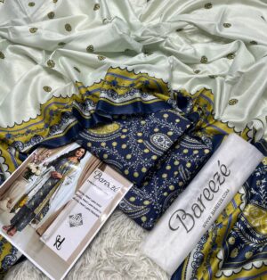 Bareeze Design 3 pc Lawn Suit